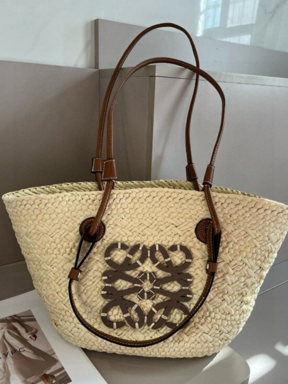 ✨Loewe Anagram Straw Tote Bag✨